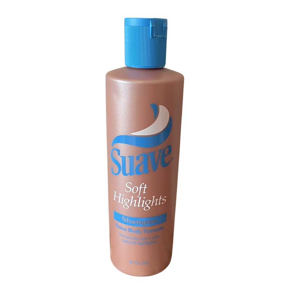 Vintage 1986 Suave‎ Soft Highlights Shampoo Formula 16 fl oz